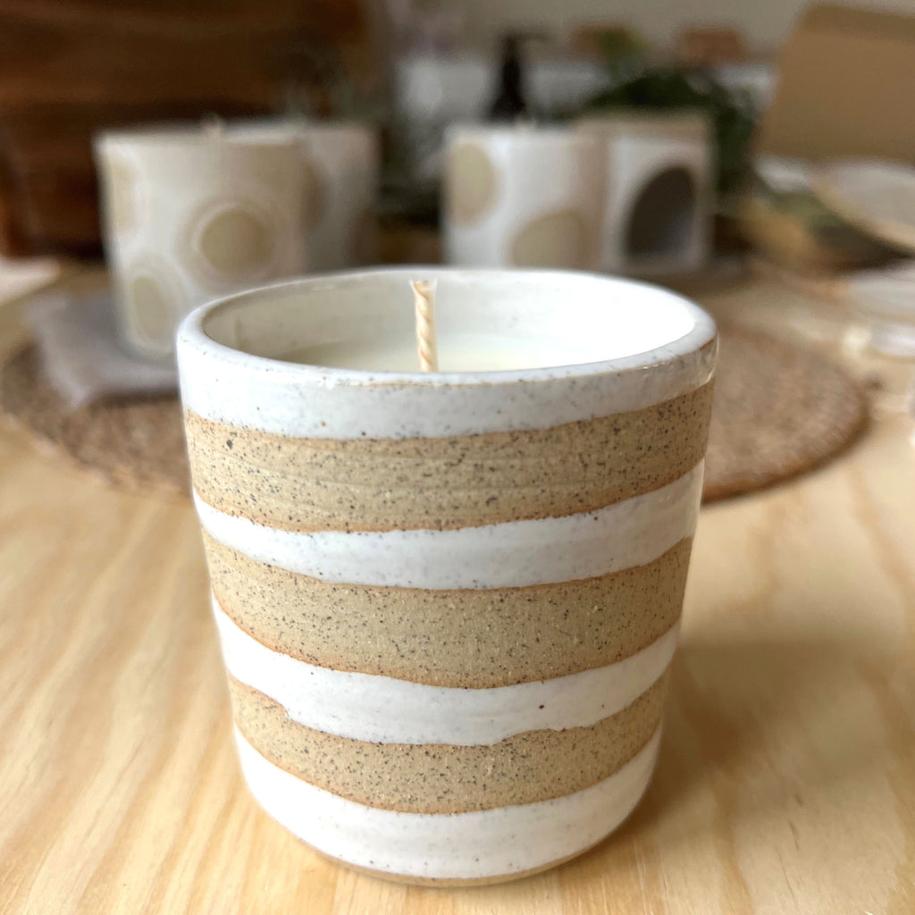 Soy Candle - Striped