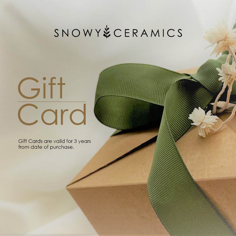 Snowy Ceramics Gift Cards